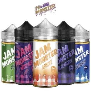 Jam Monster freebase e-liquid, wholesale