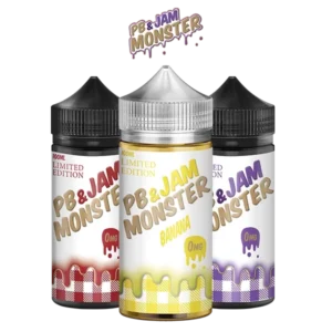 Jam Monster freebase e-liquid, wholesale