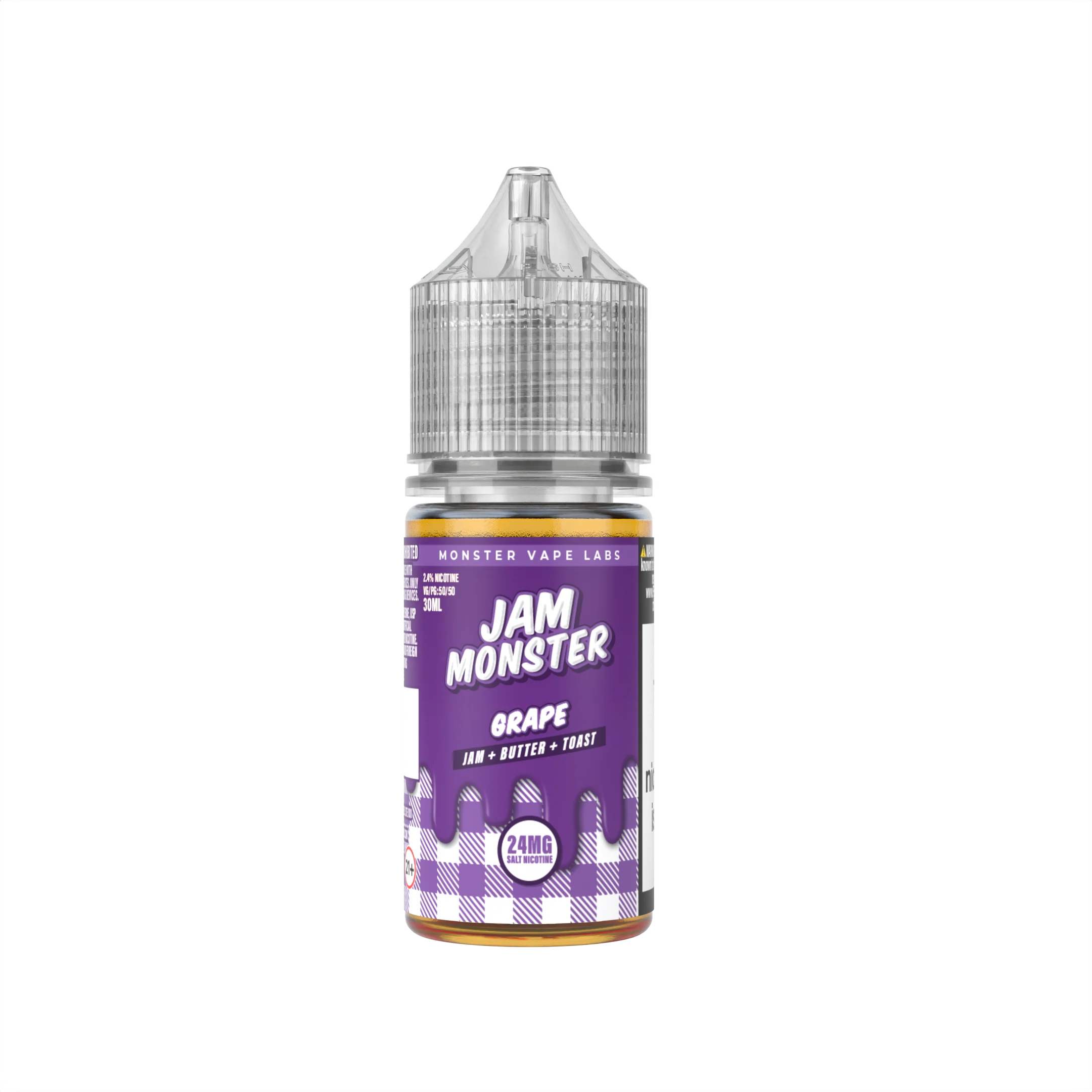 Jam Monster Grape salt nicotine e-liquid, Jam Monster Salt E-Liquid - 30mL, wholesale