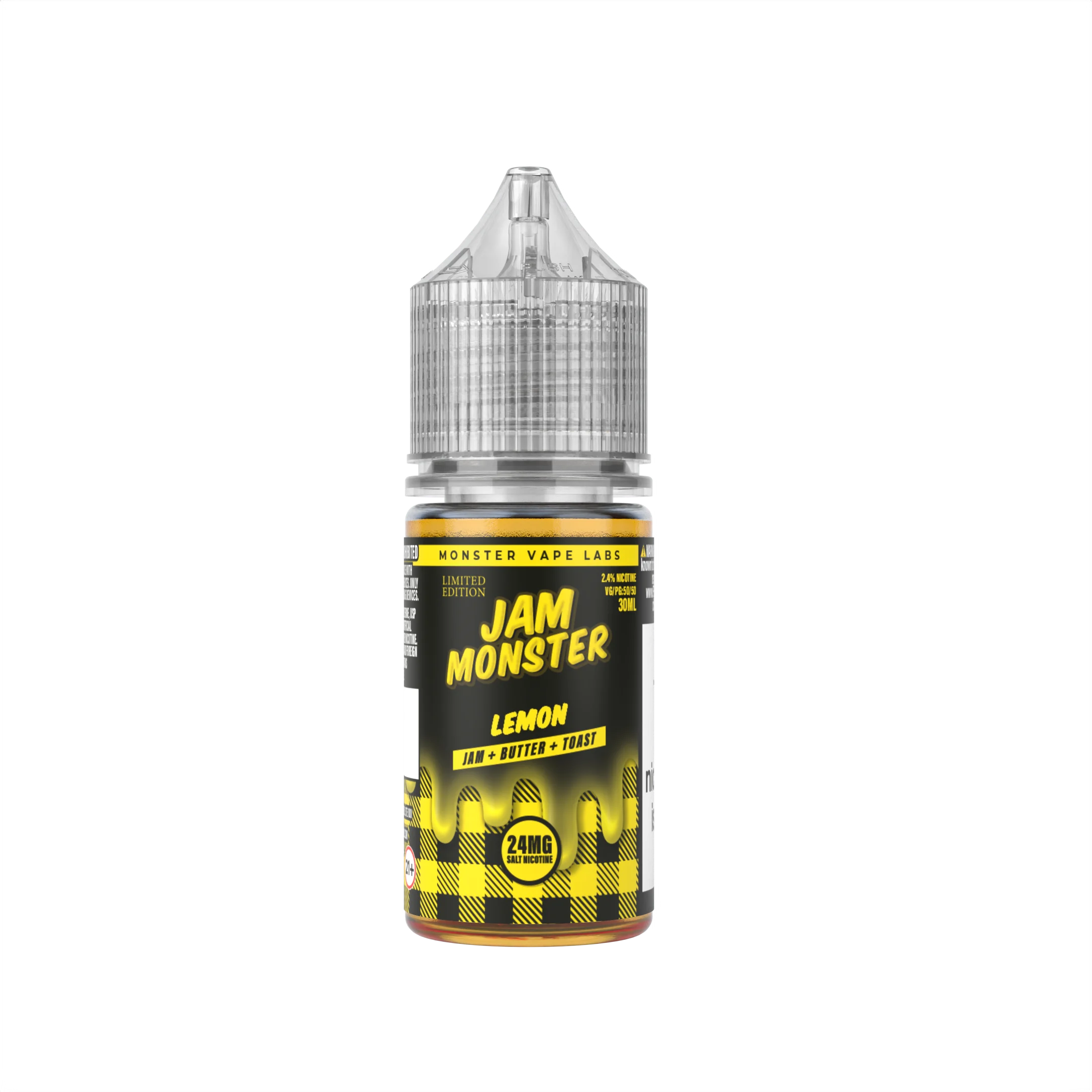 Jam Monster Lemon salt nicotine e-liquid, Jam Monster Salt E-Liquid - 30mL, wholesale