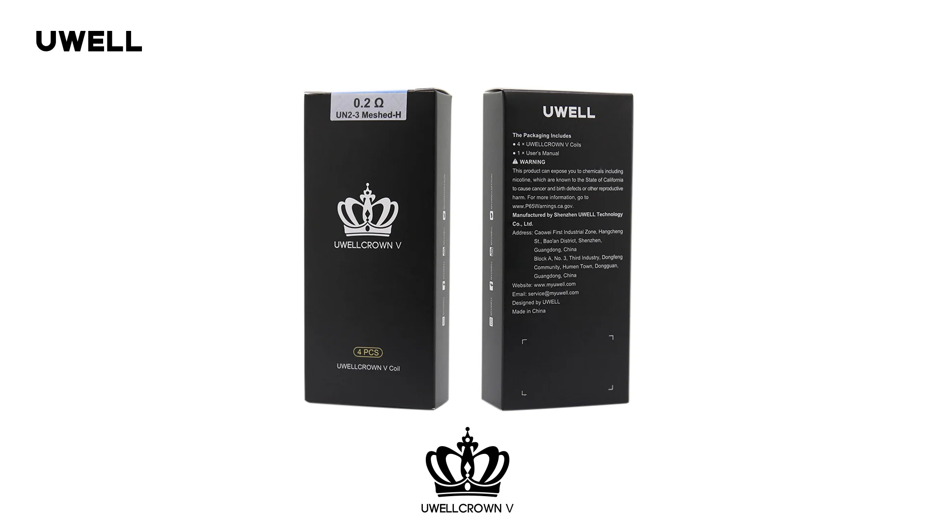 UWELL replacement coil, UWELL Crown V (5) Replacement Coils, wholesale