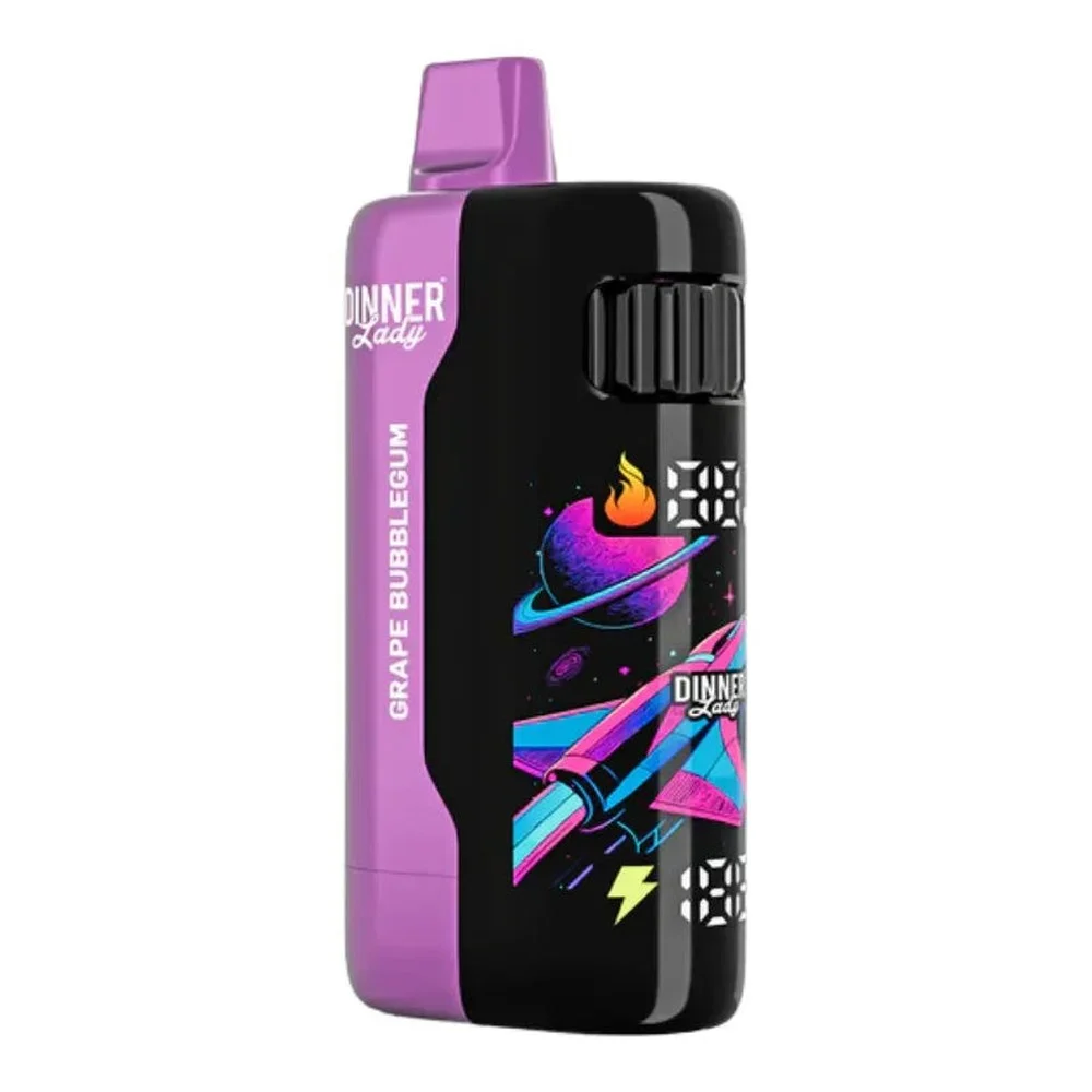 Dinner Lady Grape Bubblegum disposable vape, Dinner Lady Galax 60K Disposable Vape, wholesale