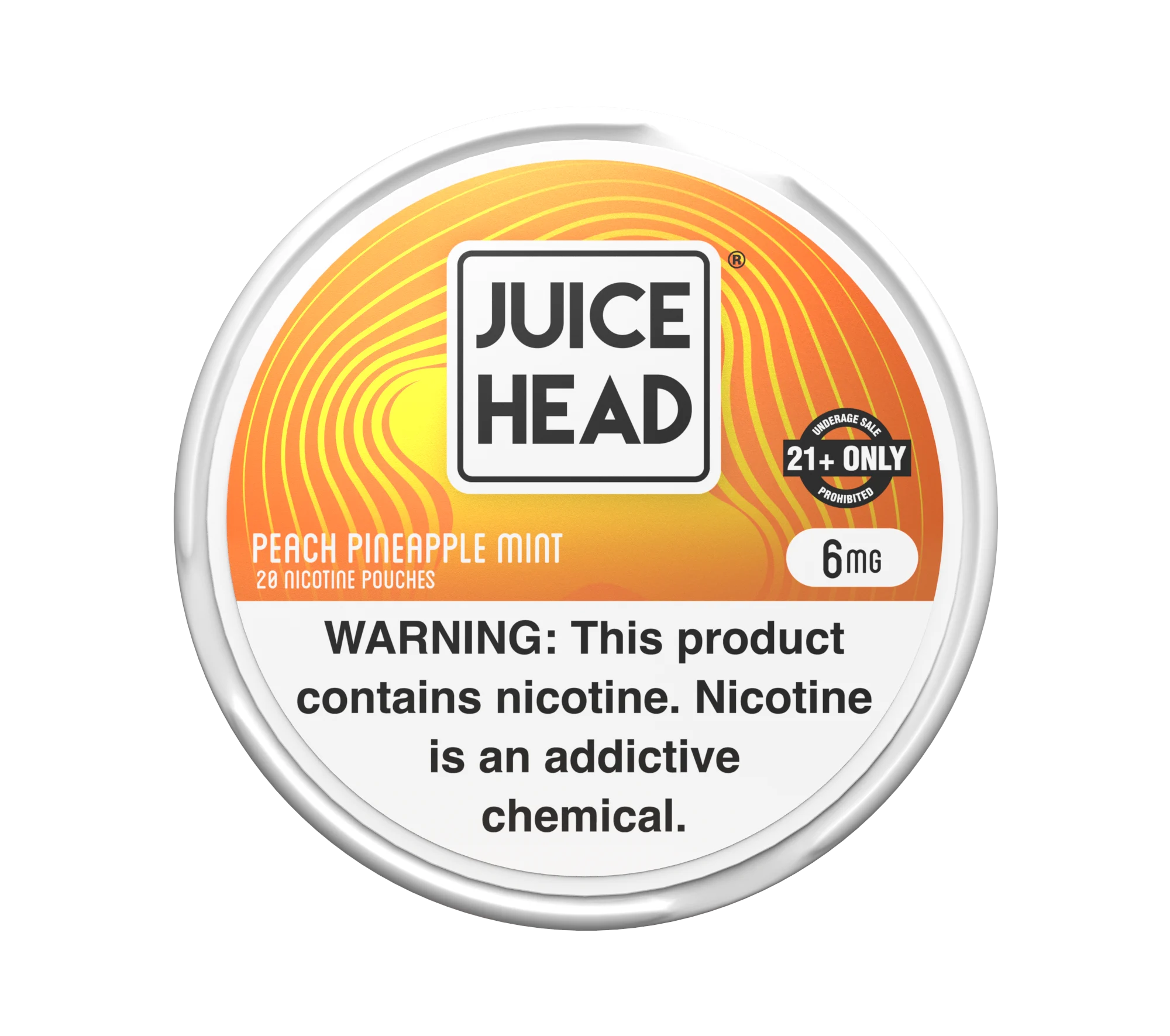 Juice Head Peach Pineapple Mint nicotine pouches, Juice Head Nicotine Pouches, wholesale