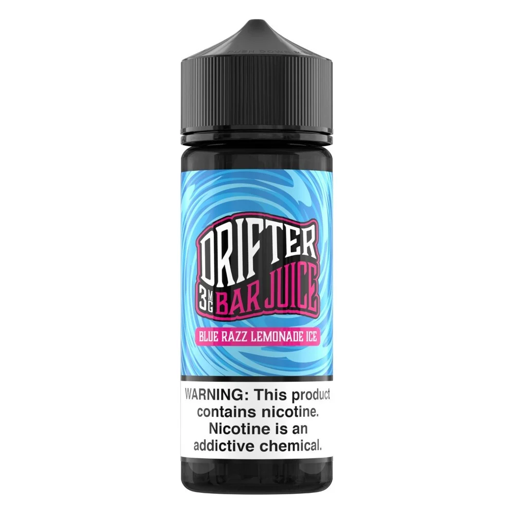 Drifter Blue Razz Lemonade Ice freebase e-liquid, Drifter Bar Juice E-Liquid - 120mL, wholesale