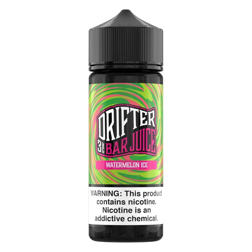 Drifter Watermelon Ice freebase e-liquid, Drifter Bar Juice E-Liquid - 120mL, wholesale