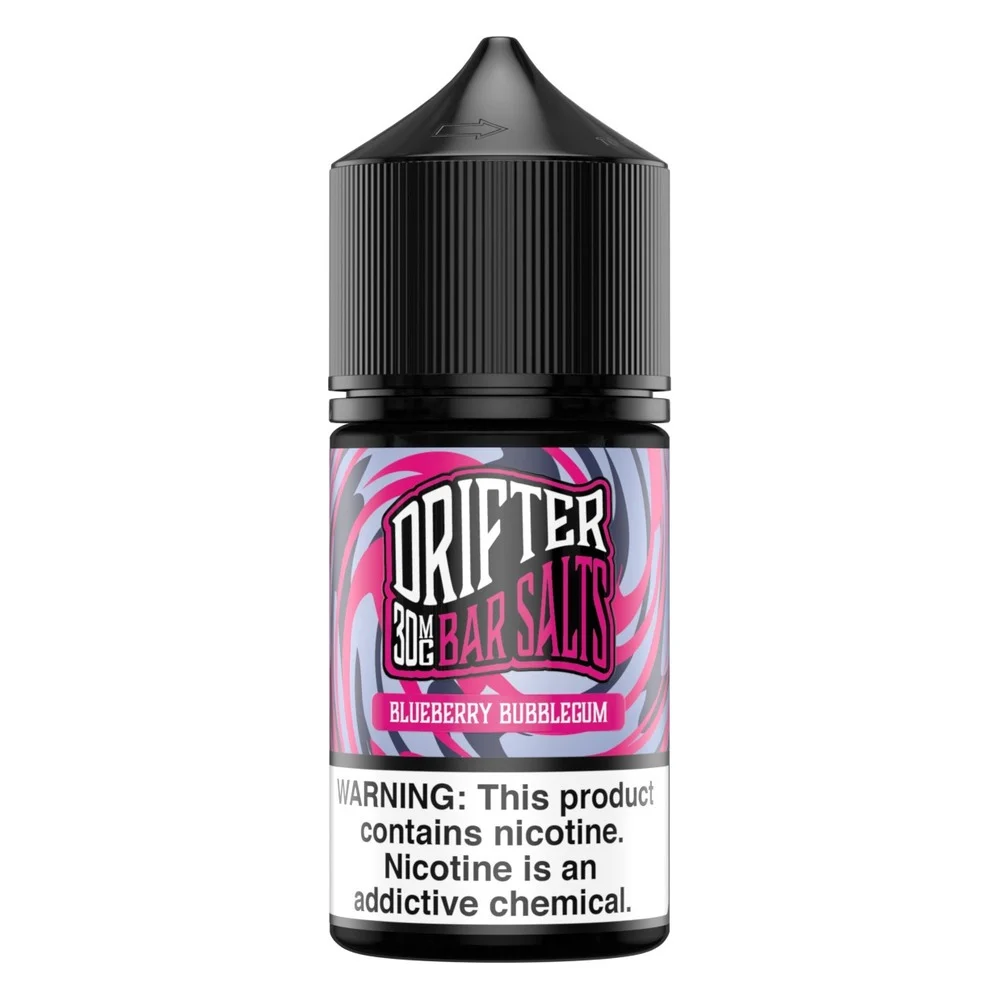 Drifter Blueberry Bubblegum salt nicotine e-liquid, Drifter Bar Salts E-Liquid - 30mL, wholesale