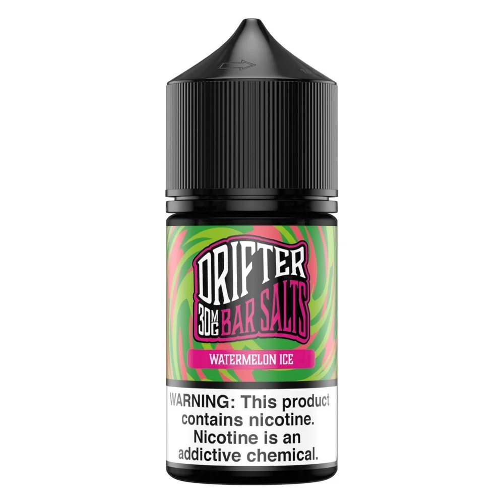 Drifter Watermelon Ice salt nicotine e-liquid, Drifter Bar Salts E-Liquid - 30mL, wholesale