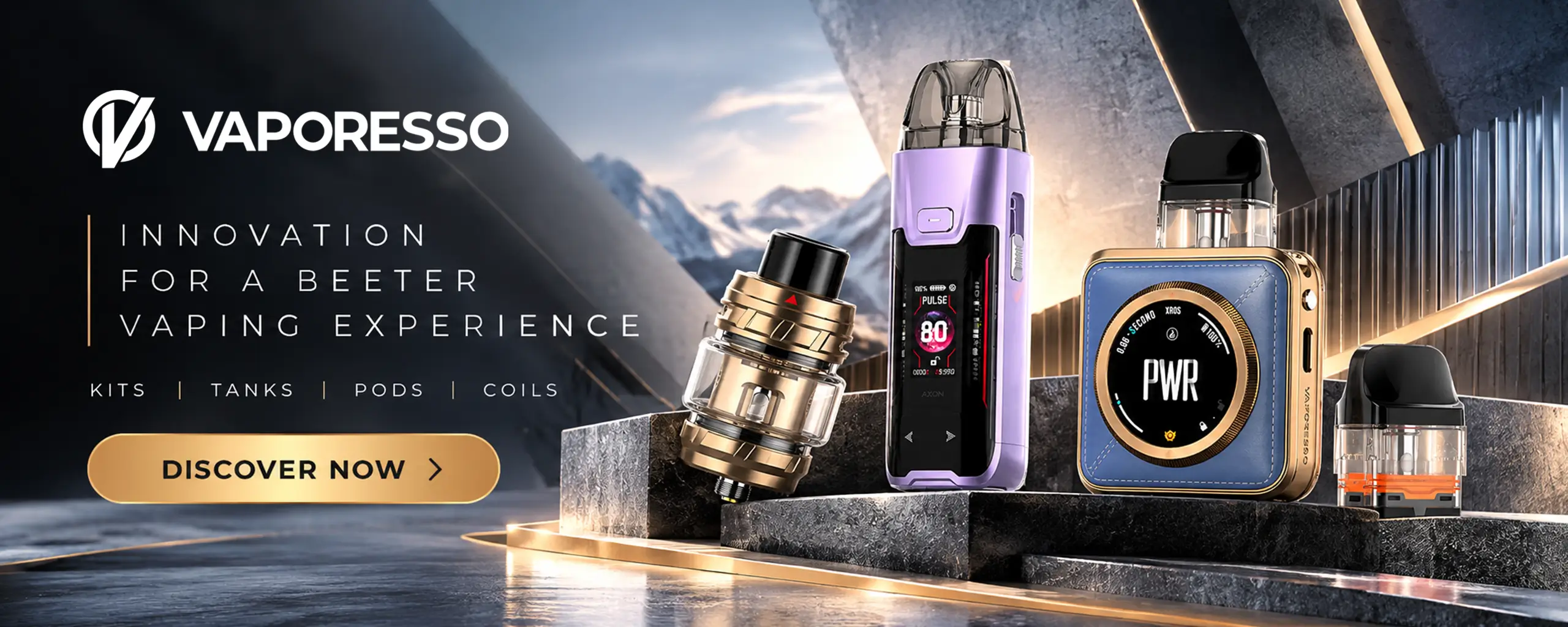 Vaporesso wholesale: 48 products across pod kits, box mods, sub-ohm tanks, replacement pods and coils, including XROS and LUXE. Licensed retailers, no minimum order.