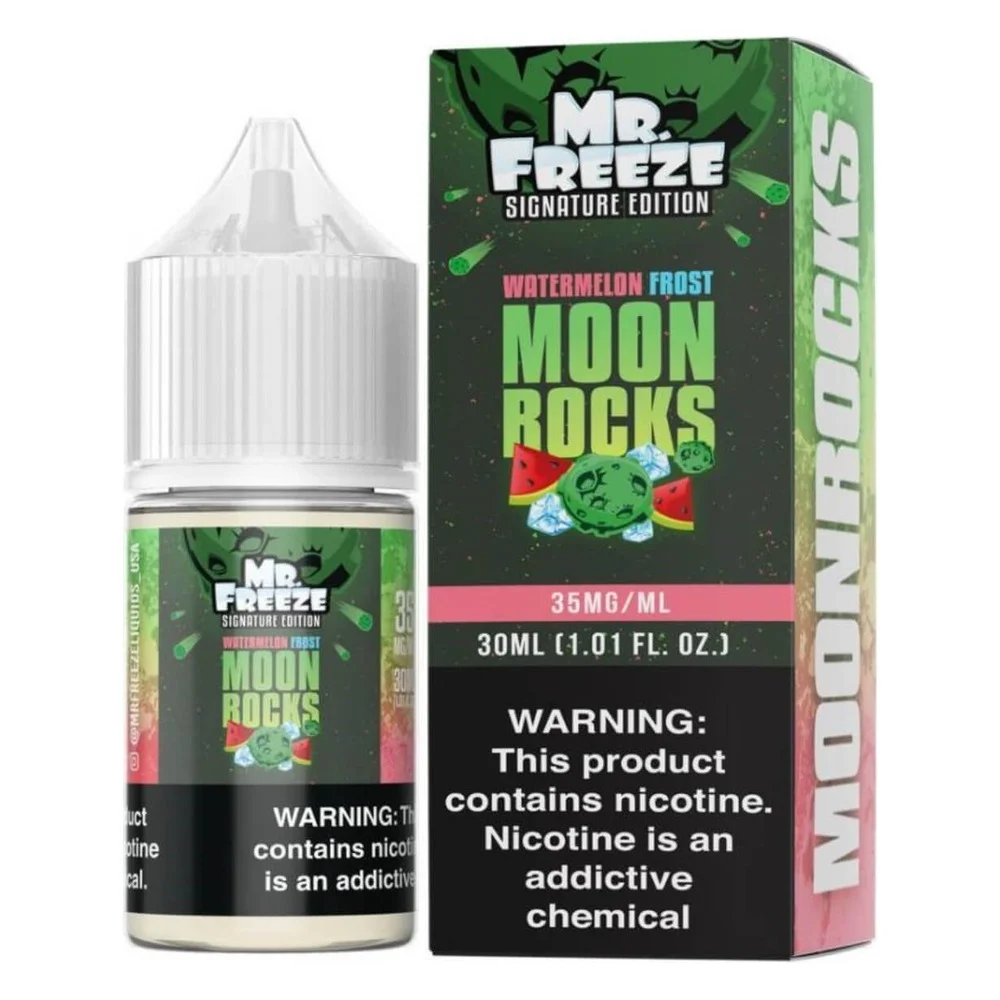 Mr. Freeze Watermelon Frost Moon Rocks salt nicotine e-liquid, Mr. Freeze Salt E-Liquid - 30mL, wholesale