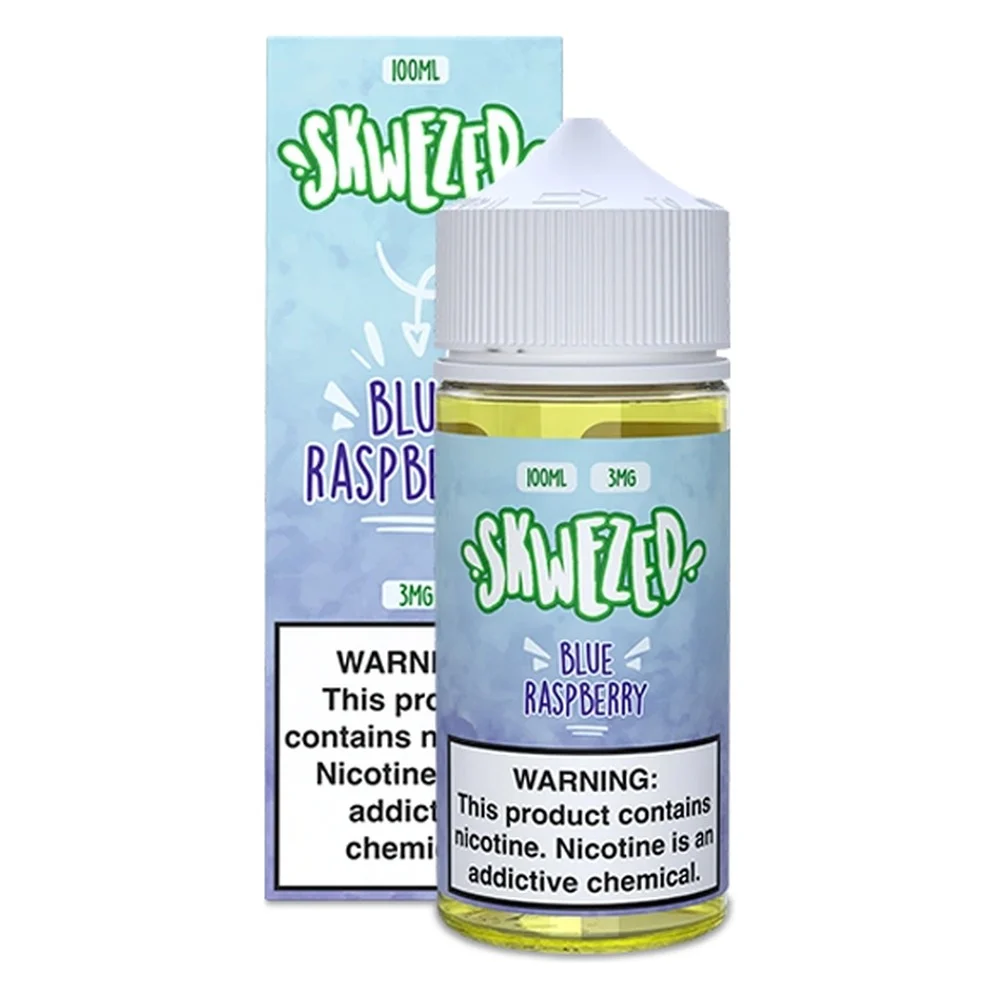 Skwezed Blue Raspberry freebase e-liquid, Skwezed E-Liquid - 100mL, wholesale
