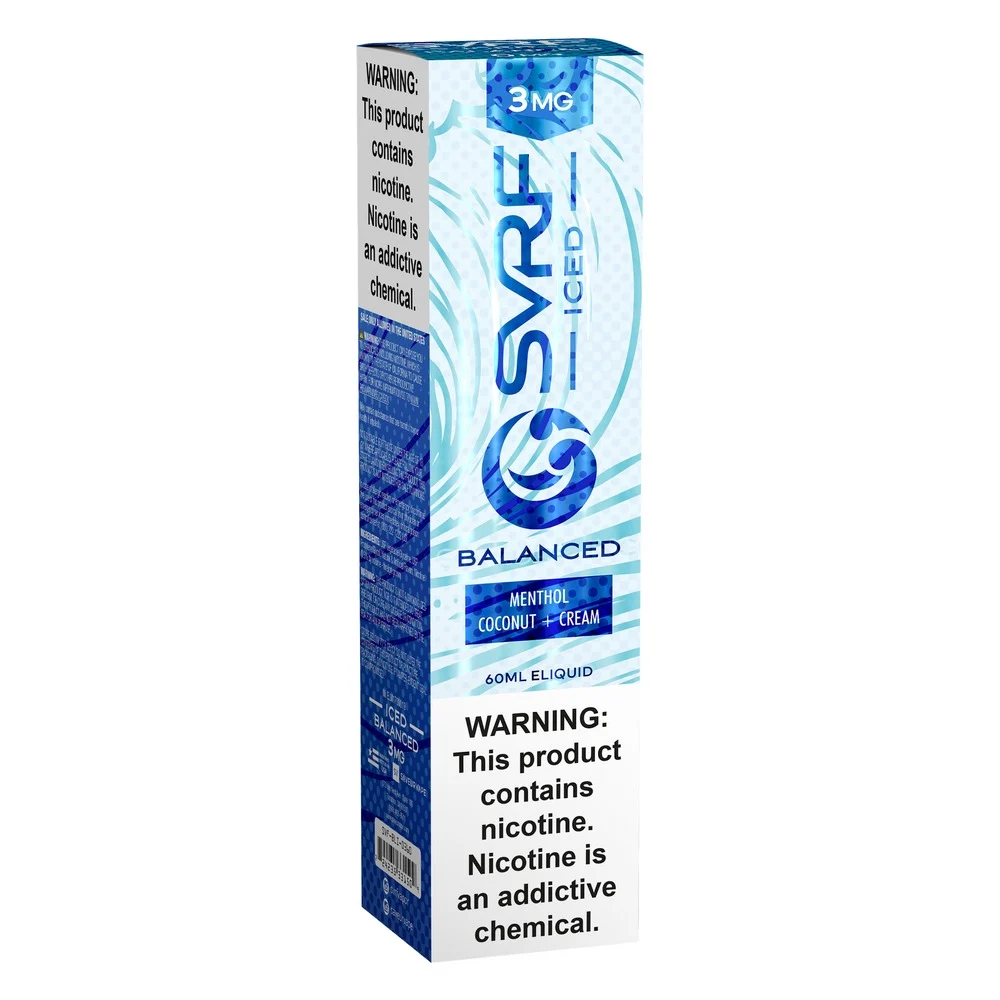 SVRF Iced Balanced freebase e-liquid, SVRF Iced E-Liquid - 60mL, wholesale