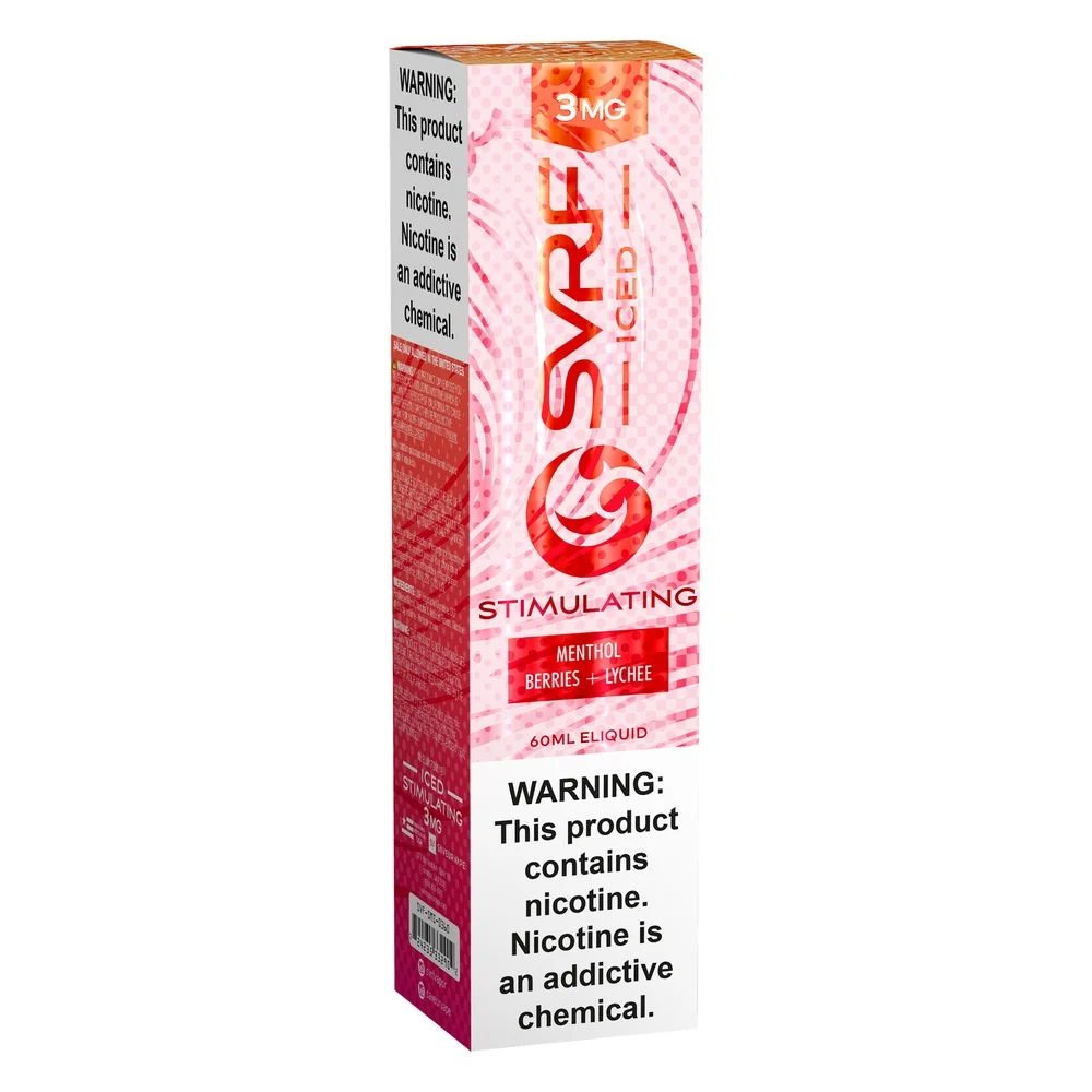 SVRF Iced Stimulating freebase e-liquid, SVRF Iced E-Liquid - 60mL, wholesale