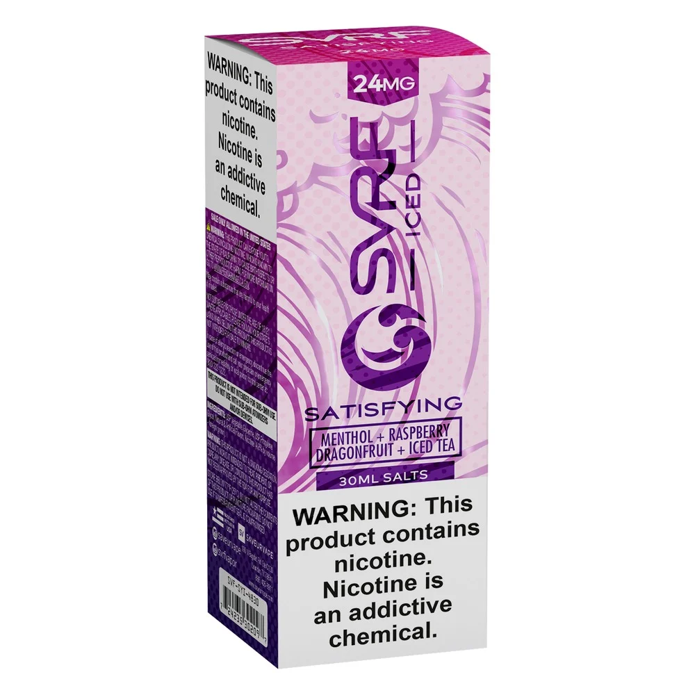 SVRF Iced Satisfying salt nicotine e-liquid, SVRF Iced Salt E-Liquid - 30mL, wholesale