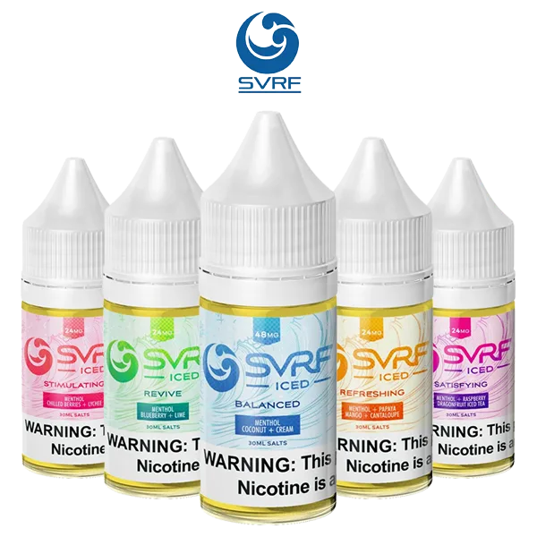 SVRF salt nicotine e-liquid, wholesale